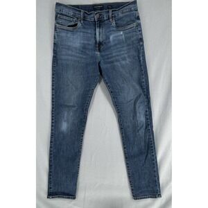 Lucky Brand 410 Athletic Slim Mens Blue Jeans 34x34 Medium Wash Denim